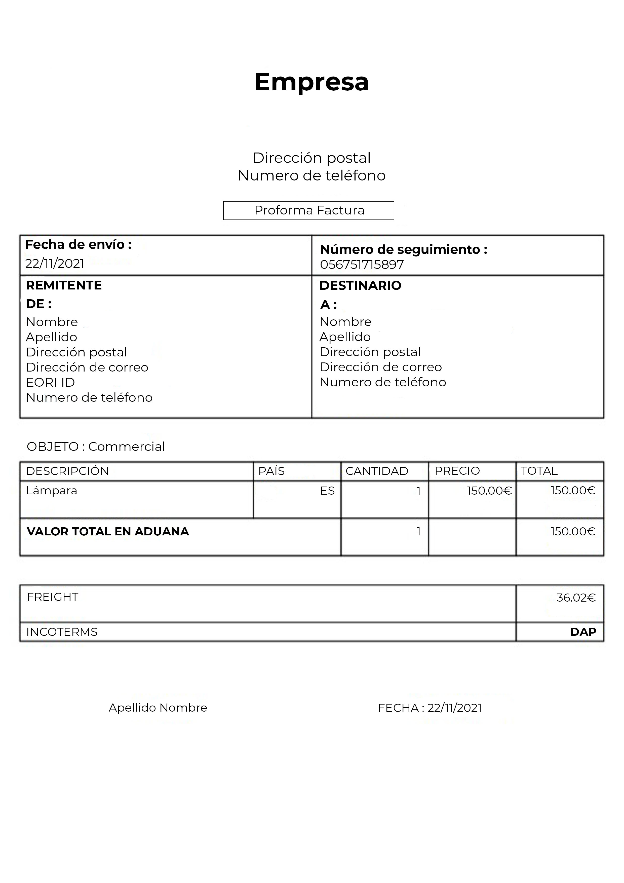 Factura De Proforma Definicion Que Es Y Ejemplos Images Porn Sex