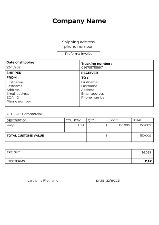 Proforma Invoice Vs Commercial Invoice